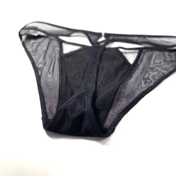 Elomi Kintai Thong, Black, Size Medium - Picture 6 of 8